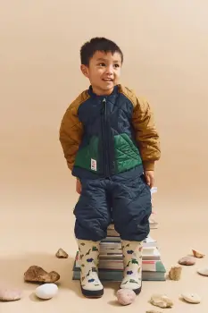 Liewood jacheta si pantaloni pentru copii Zella Thermo Set culoarea bleumarin, LW20272 imagine