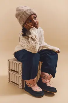 Liewood pulover de lana pentru copii Callio Knit Jumper culoarea bej, LW20307 imagine