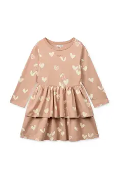 Liewood rochie din bumbac pentru copii Mindy LS Dress imagine