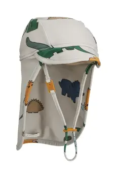 Liewood sapca de baseball pentru copii Cecilia Swim Hat culoarea bej, cu imprimeu, LW19880 imagine