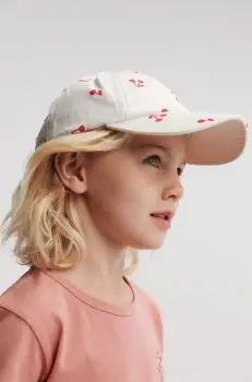 Liewood sapca din bumbac pentru copii Danny culoarea alb, modelator imagine