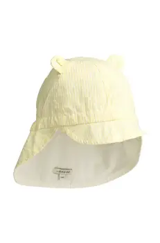 Liewood sapca reversibila din bumbac pentru copii culoarea galben, modelator imagine