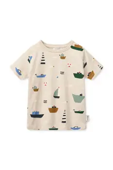 Liewood tricou de bumbac pentru copii Apia Printed Shortsleeve T-shirt imagine