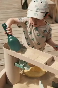 Liewood tricou de bumbac pentru copii Apia Printed Shortsleeve T-shirt culoarea verde, cu imprimeu, LW19845 imagine