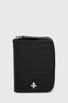 Lilou portofel de piele femei, culoarea negru imagine