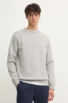 Lindbergh bluza barbati, culoarea gri, melanj, 30-725001A imagine