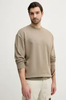 Lindbergh bluza barbati, culoarea verde, neted, 30-705150A imagine