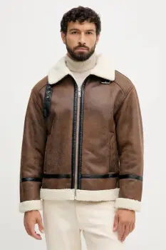 Lindbergh geaca culoarea maro, de tranzitie, oversize, 30-301124 imagine