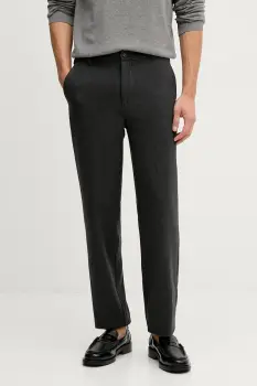 Lindbergh pantaloni culoarea gri, drept, 30.001052 imagine