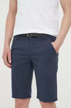 Lindbergh pantaloni scurti barbati, culoarea albastru marin imagine