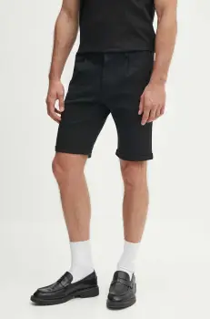 Lindbergh pantaloni scurti barbati, culoarea negru, 30-51024 imagine