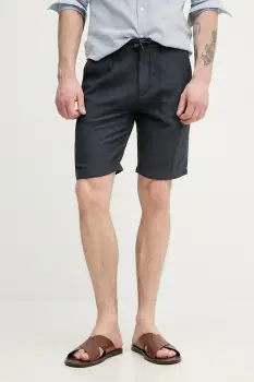 Lindbergh pantaloni scurti pentru barbati, cu amestec de in imagine