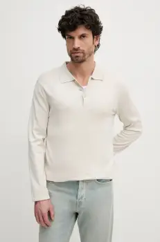 Lindbergh pulover barbati, culoarea bej, light, 30-800144 imagine