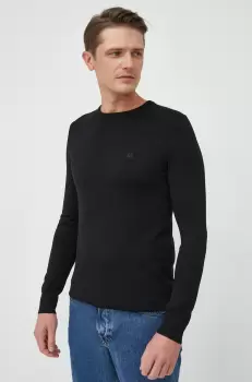 Lindbergh pulover barbati, culoarea negru, light imagine