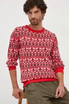 Lindbergh pulover barbati, culoarea rosu, light imagine