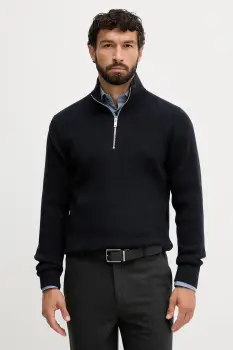 Lindbergh pulover culoarea bleumarin, cu turtleneck, 30-804030 imagine