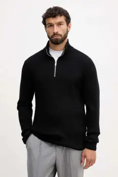 Lindbergh pulover culoarea negru, cu turtleneck, 30-804030 imagine