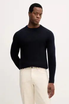 Lindbergh pulover din amestec de lana culoarea bleumarin, light, 30.800220 imagine