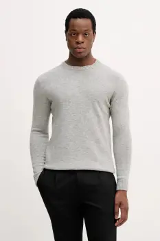 Lindbergh pulover din amestec de lana culoarea gri, light, 30.800220 imagine