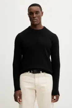 Lindbergh pulover din amestec de lana culoarea negru, light, 30.800220 imagine