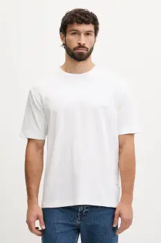 Lindbergh tricou din bumbac culoarea alb, cu imprimeu, 30.400120C imagine