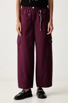 Liu Jo pantaloni cargo pentru femei imagine