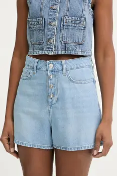 Liu Jo pantaloni scurti pentru femei, din denim imagine