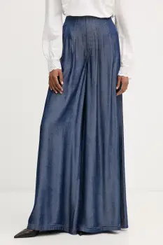 Liu Jo pantaloni wide leg de dama cu vascoza imagine