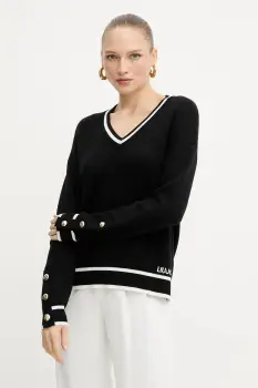 Liu Jo pulover din amestec de matase imagine