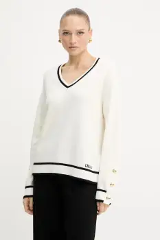 Liu Jo pulover din amestec de matase imagine