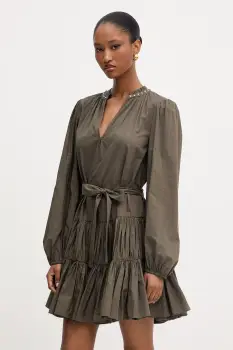 Liu Jo rochie evazata din bumbac imagine