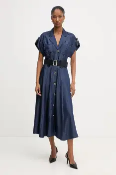 Liu Jo rochie tip camasa din lyocell imagine