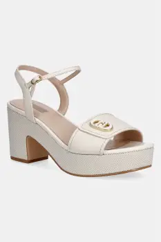 Liu Jo sandale cu toc de piele HARPER 04 imagine