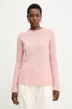 Liviana Conti pulover de lana culoarea roz, F5WC88 imagine