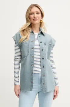Liviana Conti vesta de blugi femei, de tranzitie, L5SY50 imagine