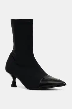 Love Moschino botine culoarea negru, cu toc cui, JA21105G0NIM100A imagine