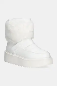 Love Moschino cizme de iarna culoarea alb, JA24296I0LIEC10A imagine
