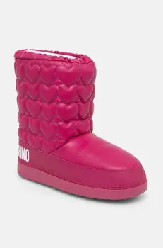 Love Moschino cizme de iarna culoarea roz, JA24082G1LISE626 imagine