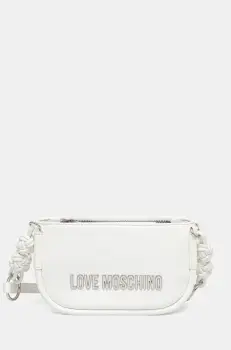 Love Moschino geanta culoarea alb, JC4235PP0MKL0100 imagine