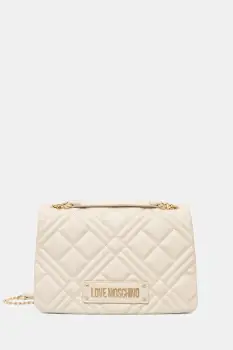 Love Moschino geanta culoarea bej, JC4153PP0MLA0110 imagine
