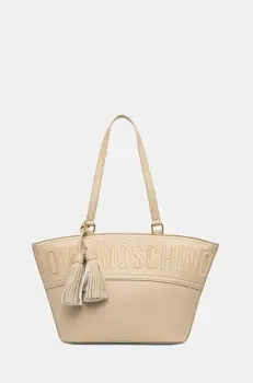 Love Moschino geanta culoarea bej, JC4285PP0MKJ0104 imagine