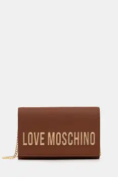 Love Moschino geanta culoarea maro, JC4103PP1NKD0312 imagine