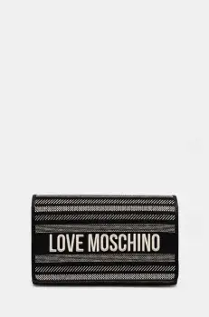 Love Moschino geanta culoarea negru, JC4241PP0MKO100A imagine