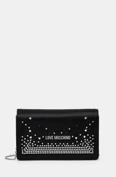 Love Moschino geanta culoarea negru, JC4250PP0MKQ100A imagine