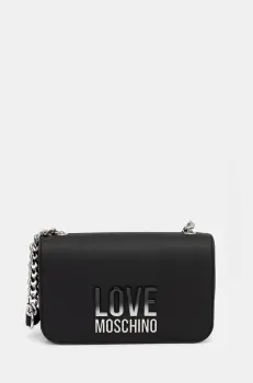 Love Moschino geanta culoarea negru, JC4254PP0MKD000B imagine