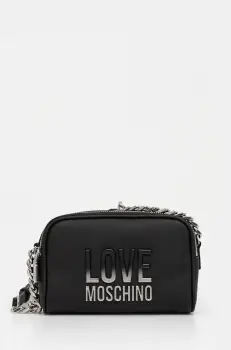 Love Moschino geanta culoarea negru, JC4255PP0MKD000B imagine