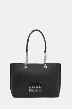 Love Moschino geanta culoarea negru, JC4257PP0MKD000B imagine