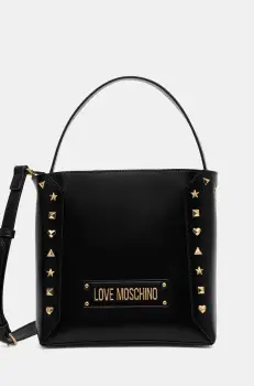 Love Moschino geanta culoarea negru, JC4270PP0MKH0000 imagine
