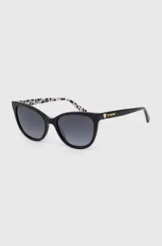 Love Moschino ochelari de soare femei, culoarea negru imagine