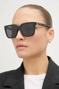 Love Moschino ochelari de soare femei, culoarea negru, MOL055/CS imagine